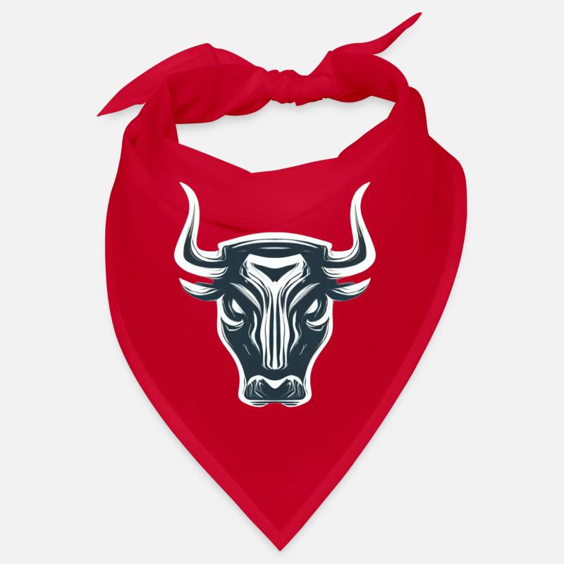 STYLIZED EDGY BULL Bandana