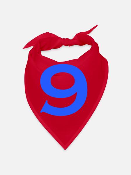 9 - Bandana - Rot - Vorne