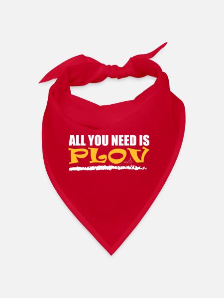 All you need is Plov - Bandana - red - Front