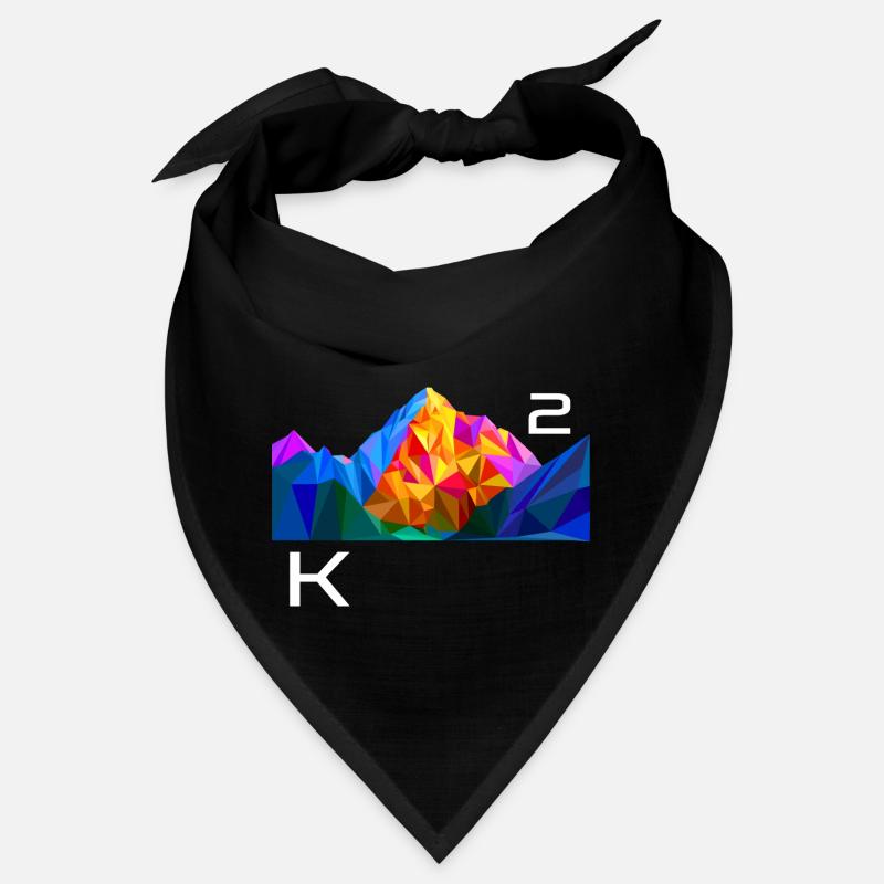 K2, mountain, Himalaya, colorful triangles, triangles peak Bandana