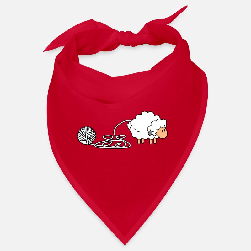 Cozy Sheep Yarn Theme Bandana
