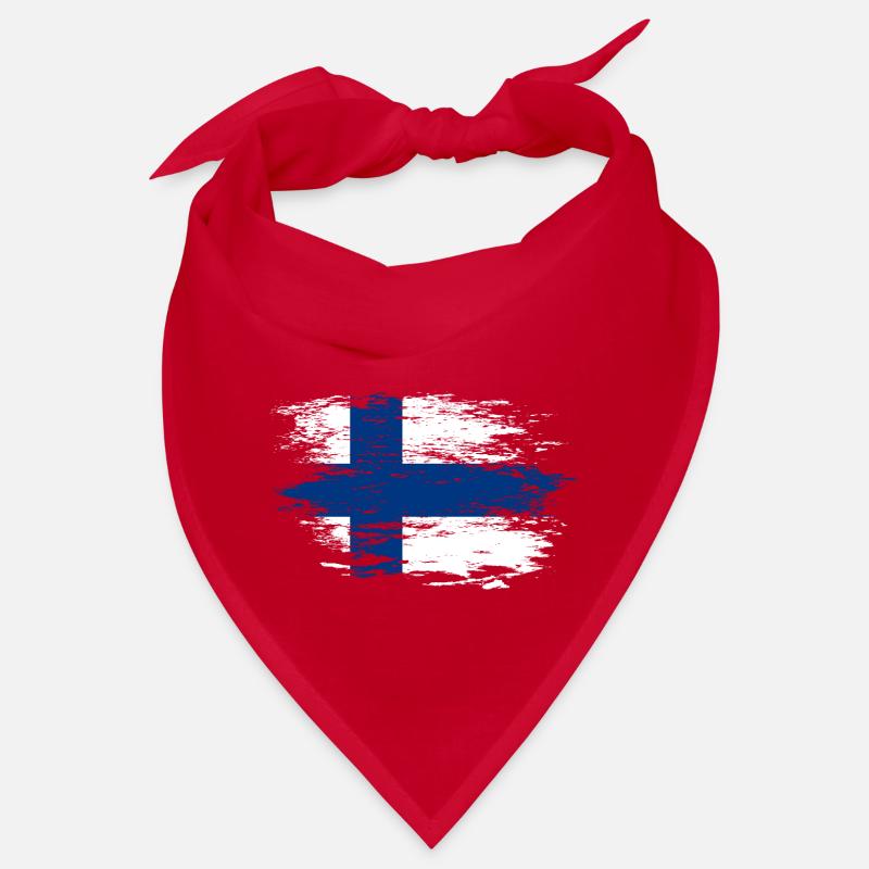 Drapeau finlandais utilisé Bandana