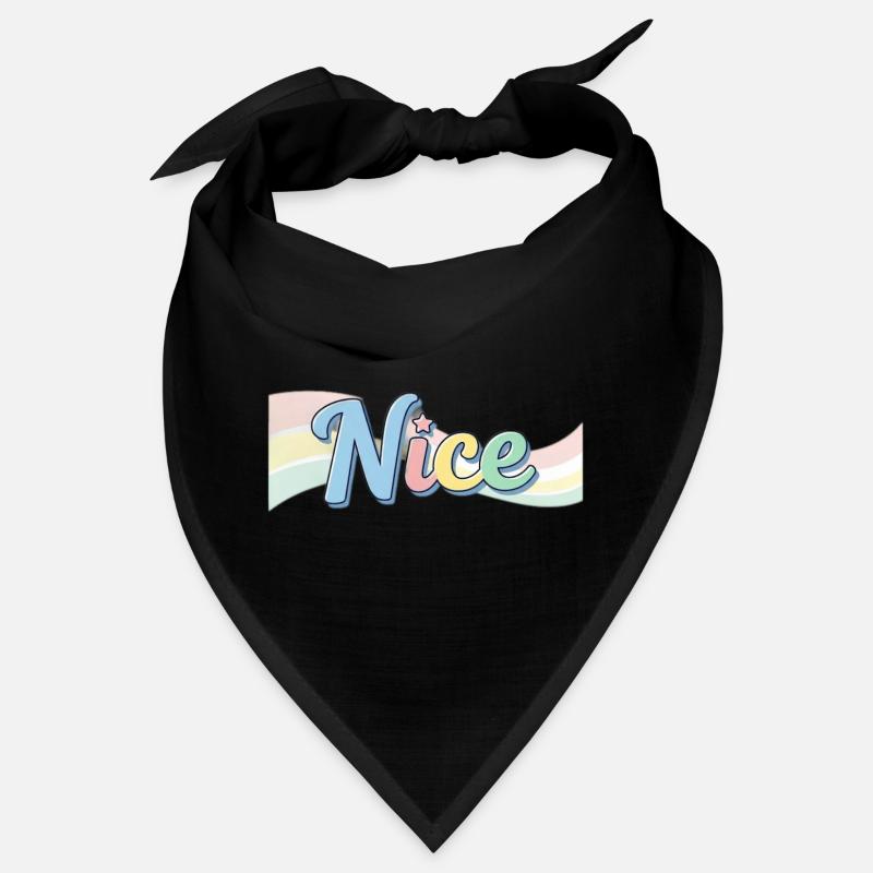 Joli design avec texte arc-en-ciel Bandana