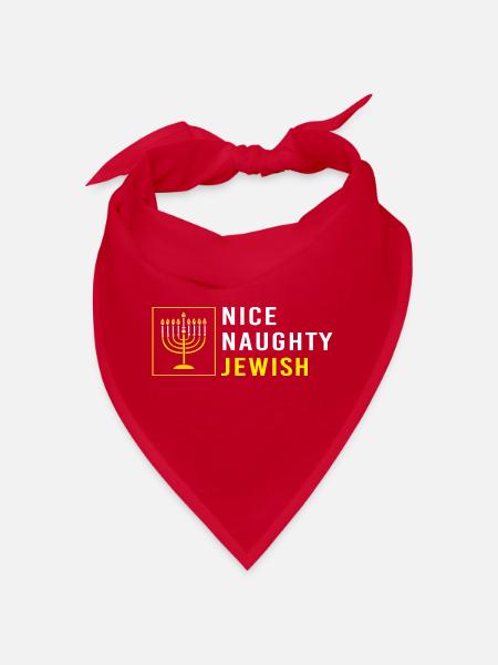 Hanukah Hanukkah Chanukkah - Bandana - Rot - Vorne