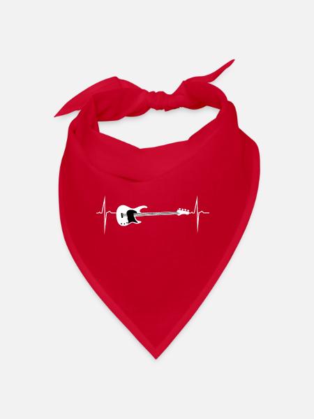 herzschlag e bass - Bandana - Rot