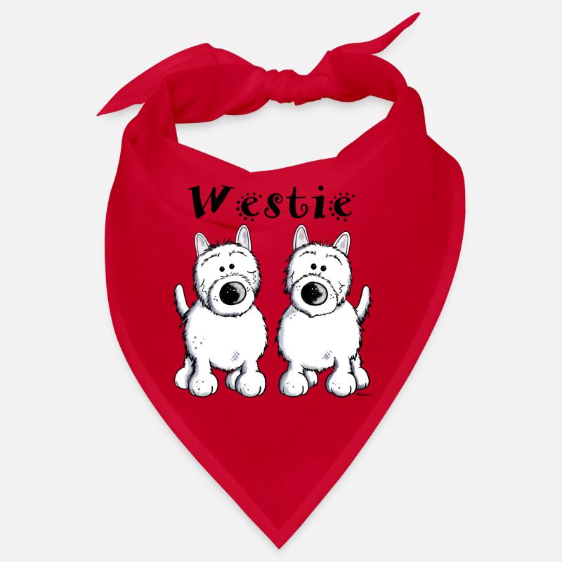 West Highland Terrier Duo Bandana