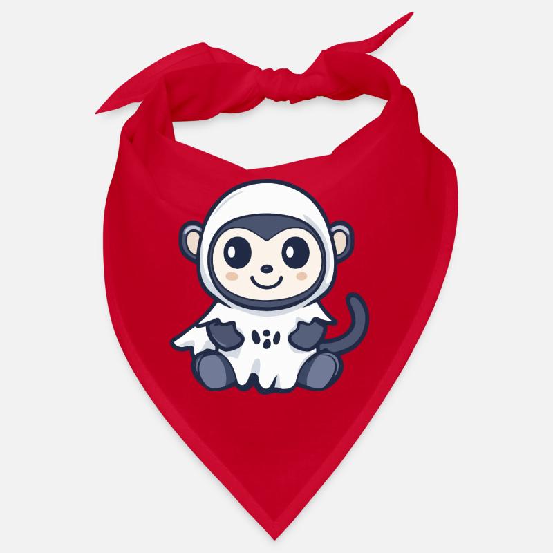 Monkey Halloween Ghost Bandana
