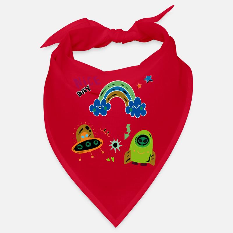 Rainbow and UFO Bandana