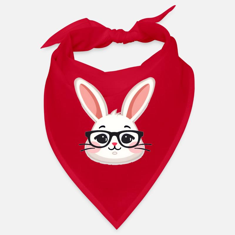 Rabbit with glasses Bandana