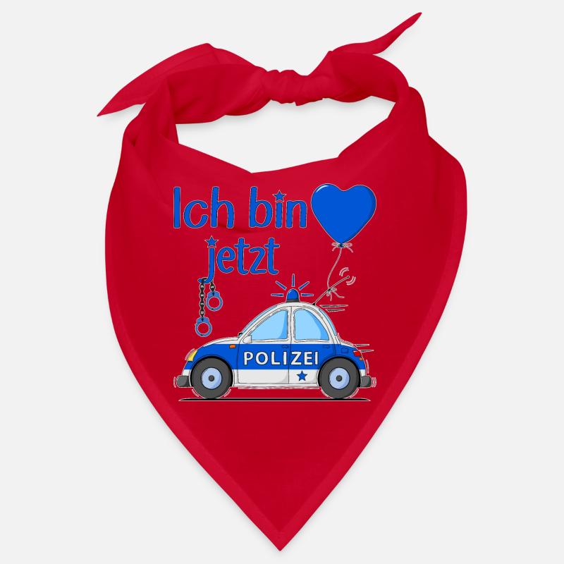 Polizeiauto Ich bin jetzt Geburtstag Bandana