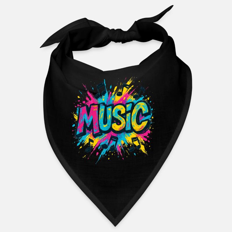 Music coloré pop Notes de musique Bandana