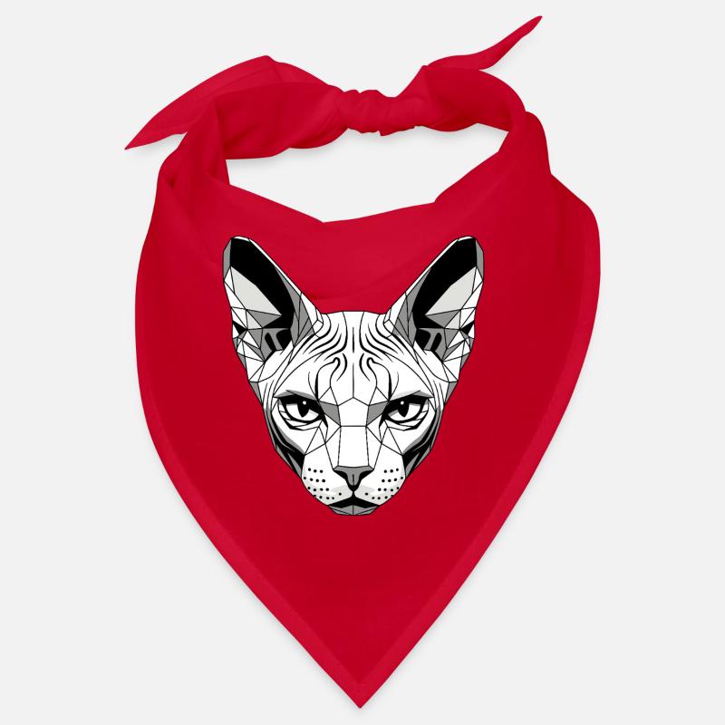 Sphynx Chat Sphynx Chat Chat Canadien Sphinx mignon Bandana