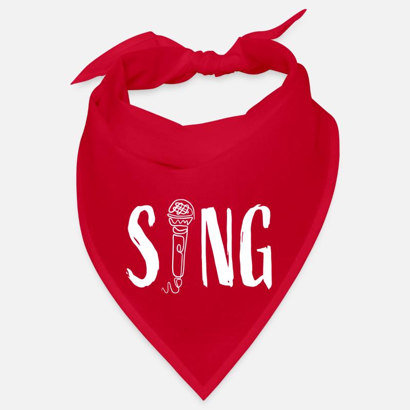 "Sing" with Microphone - Singer Singer Singing Bandana