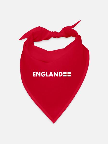 England - Bandana - red - Front