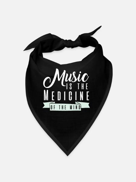 Gute Musik - Bandana - black - Front