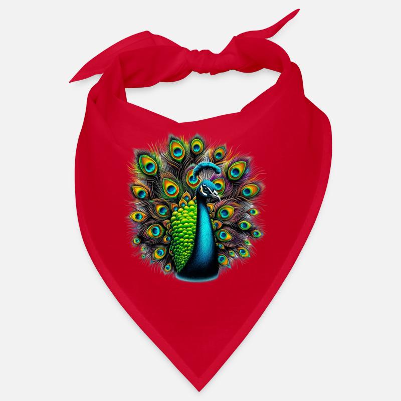 Peacock Bandana
