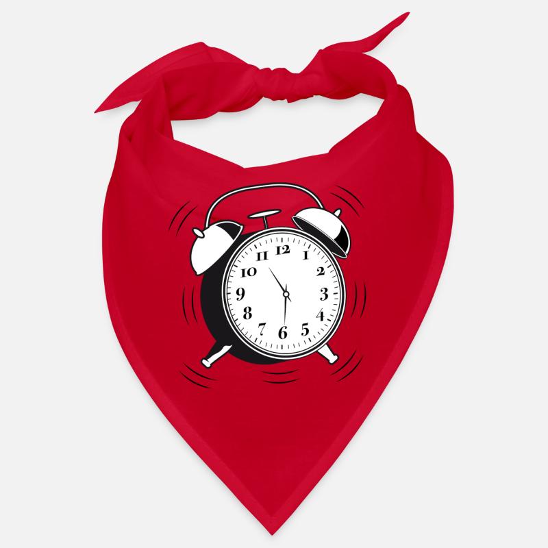 Ringing alarm clock – time motif with retro charm Bandana