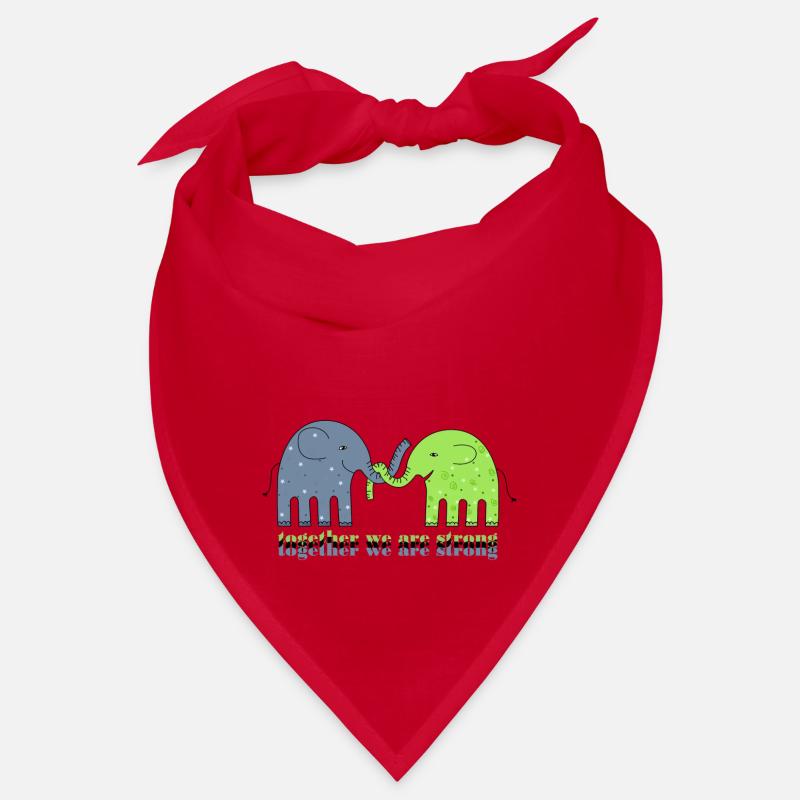 Gemeinsam sind wir stark. Bandana