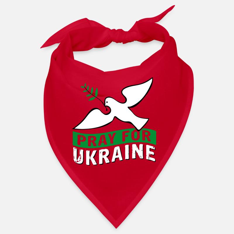 Pray for Ukraine mit Taube | Vectorgraphic Bandana