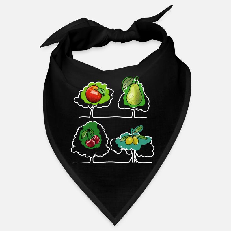 Apfel, Birne, Kirsche Bandana