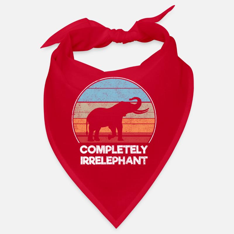 Completely Irrelephant Completely Irrelevant Elephant Bandana
