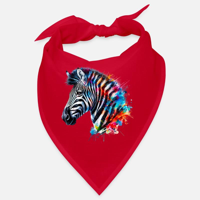 Zebra - Bandana - Rot