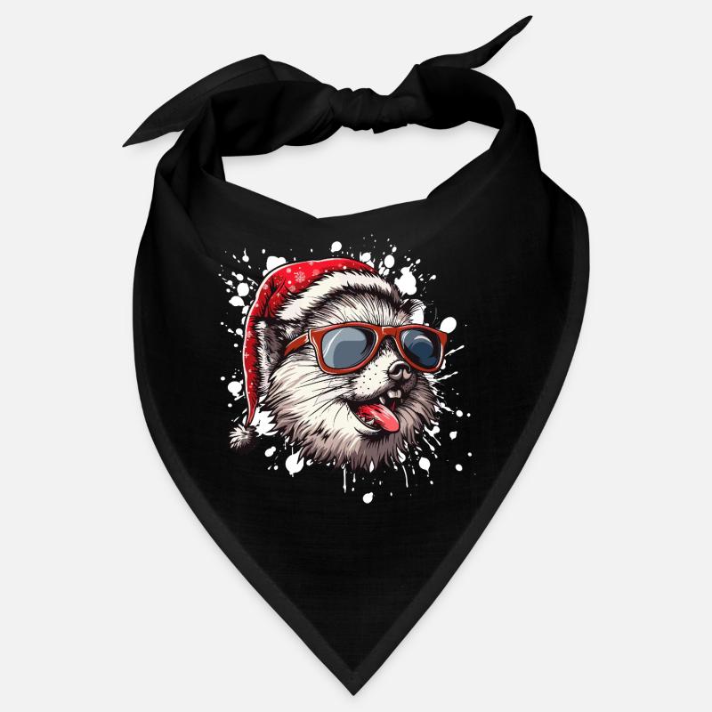 Hérisson Noël Drôle Bandana
