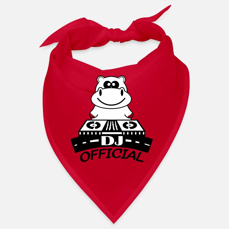 hippo_dj_design2 Bandana