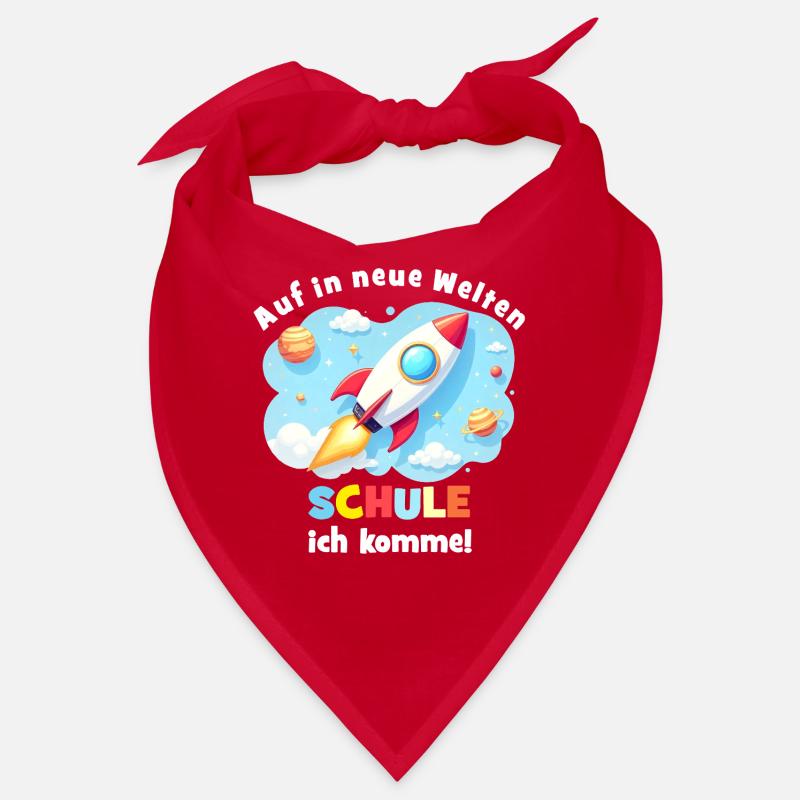 Rakete ins neue Schuljahr Bandana