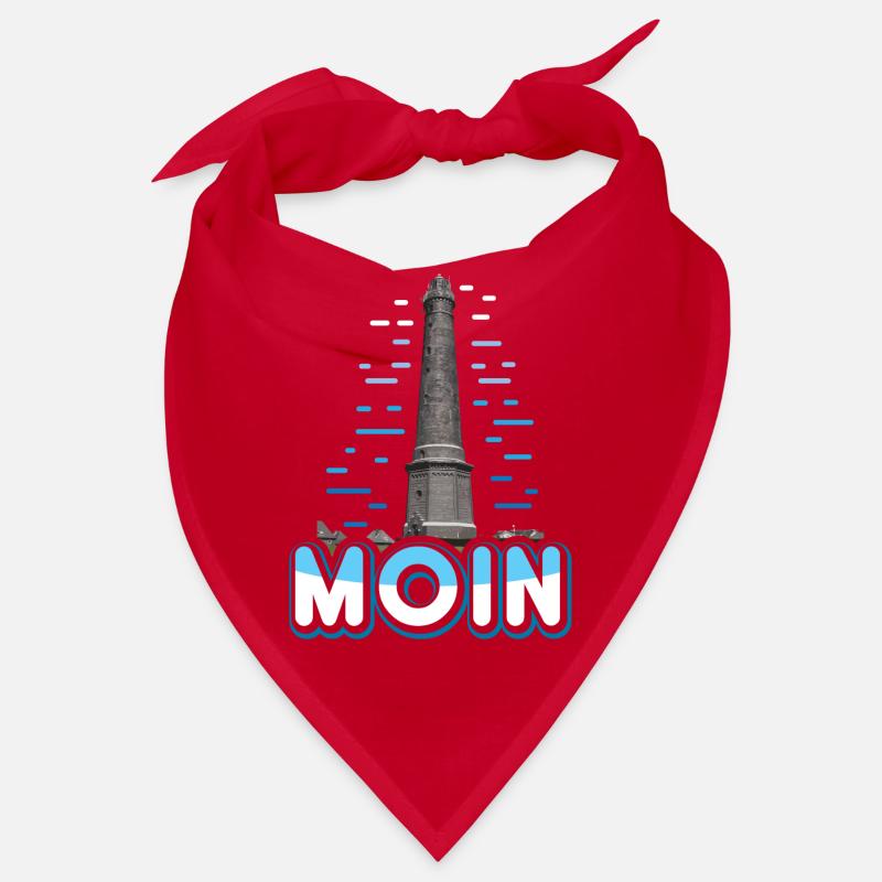 Moin mit Leuchtturm Bandana
