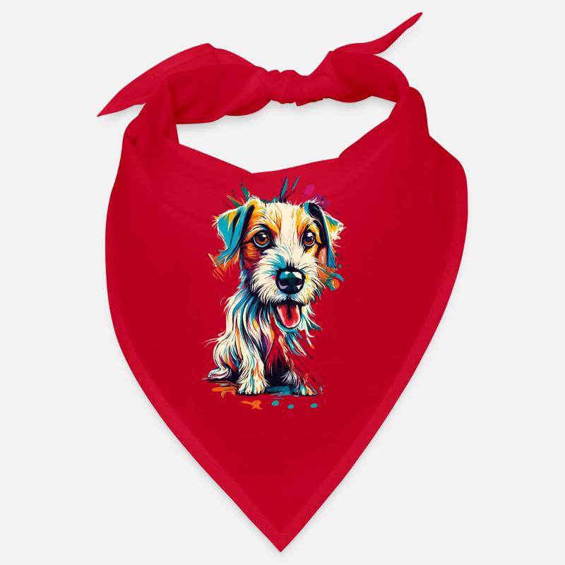 Jack Russel Terrier Farbenfroh - Jack Russel Bandana