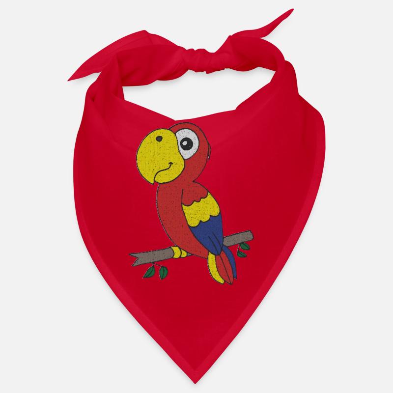 Parrot Fabric Fabric Bandana