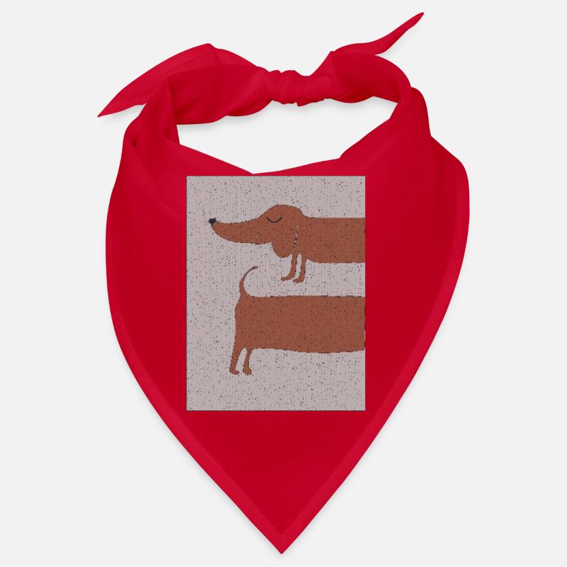 Dachshund Fabric Fabric Bandana