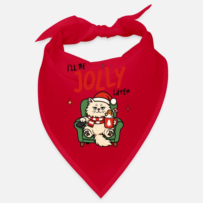 Festif Chat Douillet Illustration Bandana