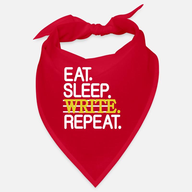 Eat Sleep Write Repeat Write Bandana
