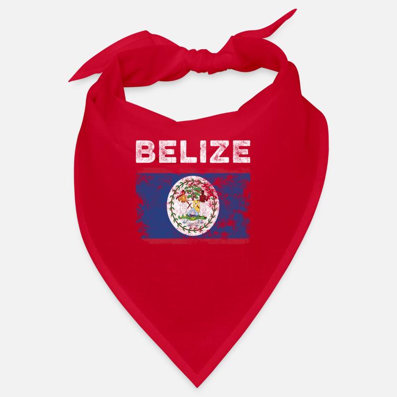 Belize Flag Distressed - Belizean Flag Bandana