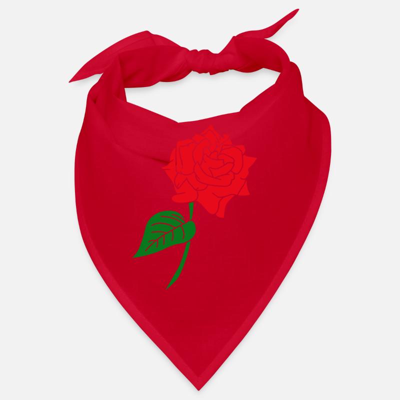 Rote Rose Bandana