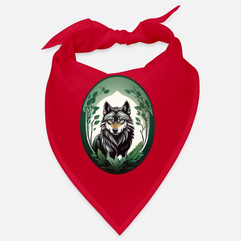 Forest dweller wolf Bandana