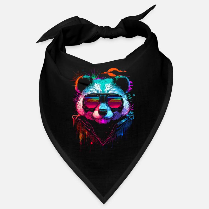Hipster panda Bandana