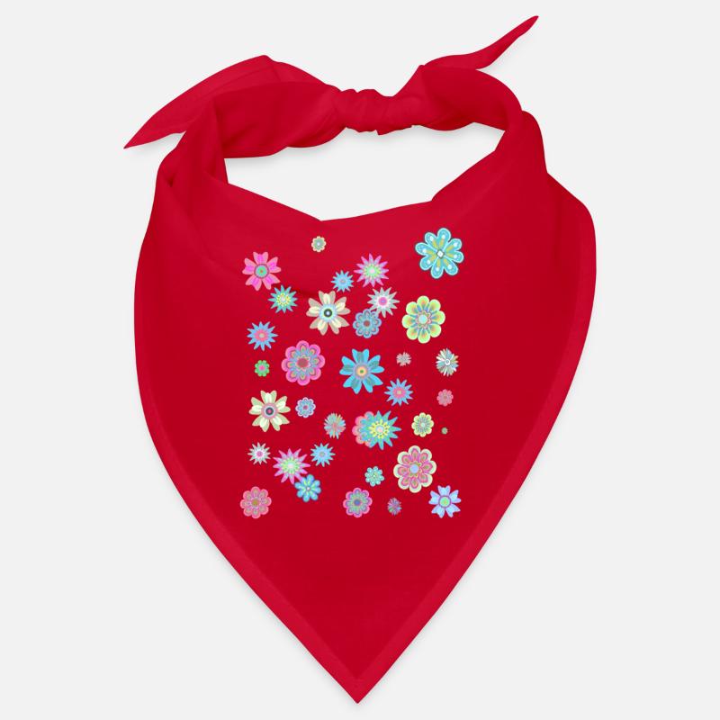 Colorful Floral Patterns for Spring Clothes Bandana