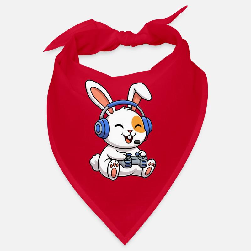 Rabbits playing games Bandana