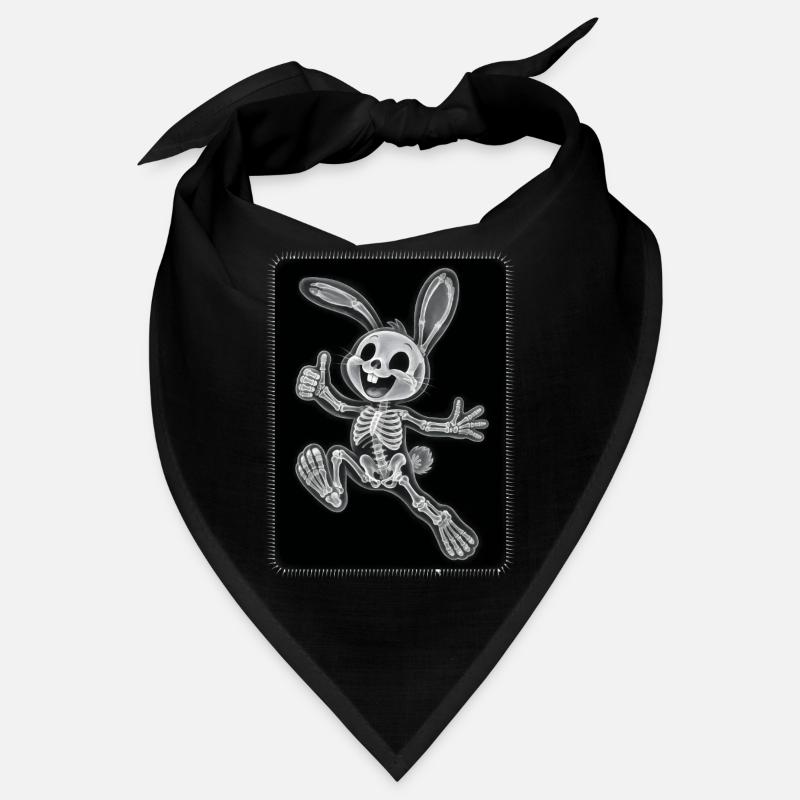 X-Ray Bunny Skeleton Funny Halloween Design Bandana