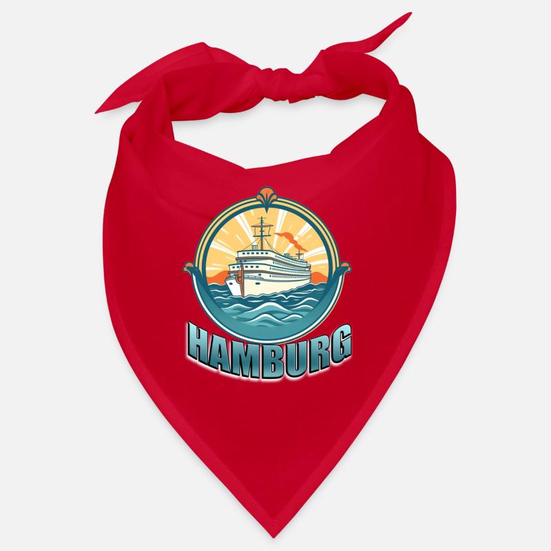 Hambourg Schiffahrt Desgin Bandana