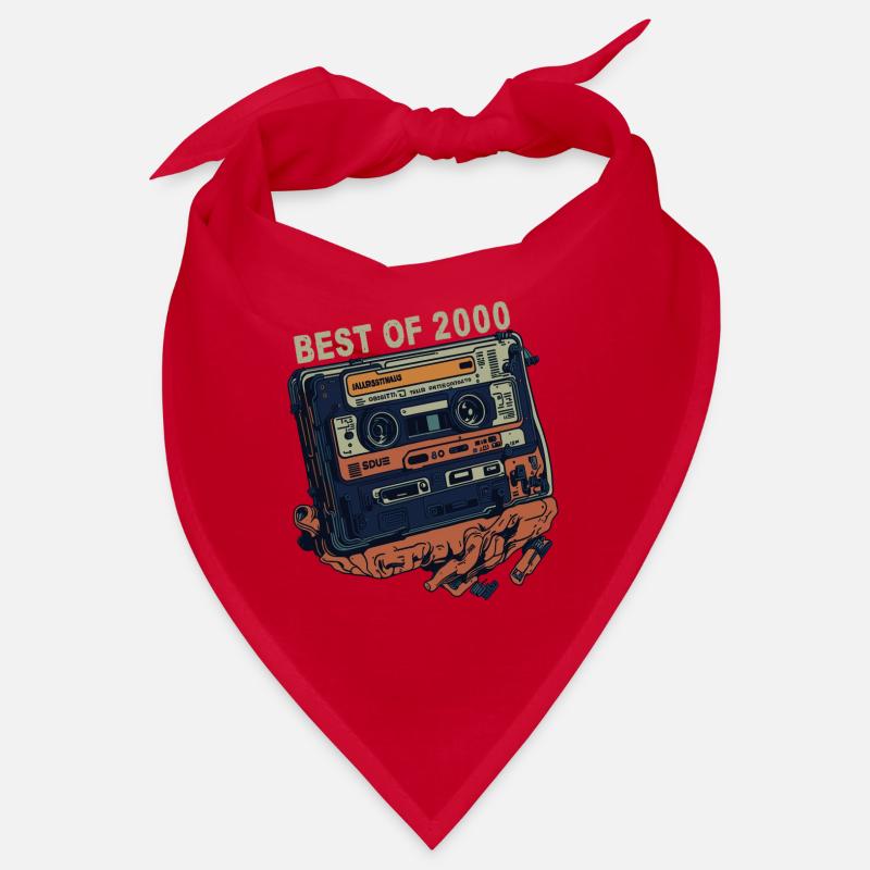 Cassette 2000 vintage 2000 - Millésime depuis 2000 Bandana