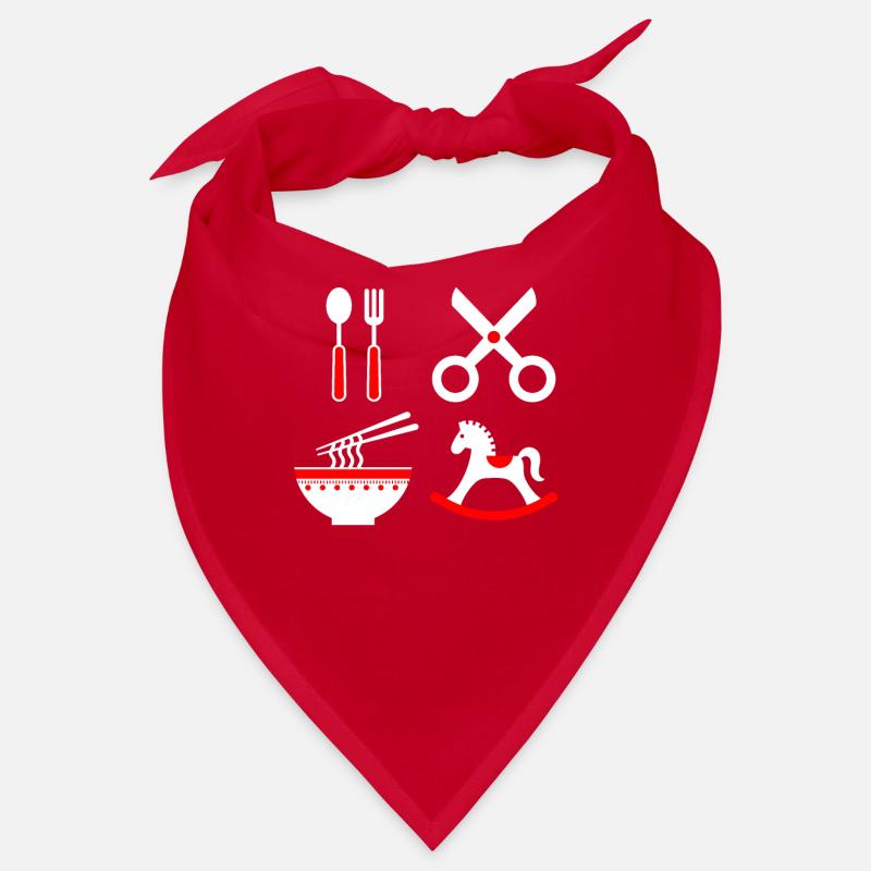 Bébé avec un contraste élevé Bandana