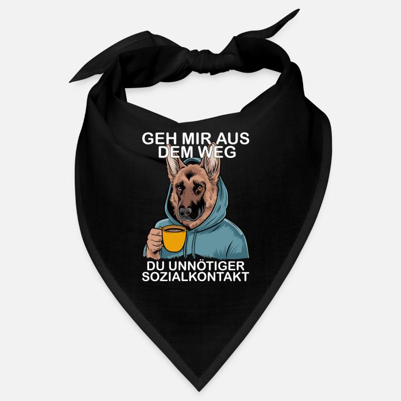 Funny German Shepherd Bandana