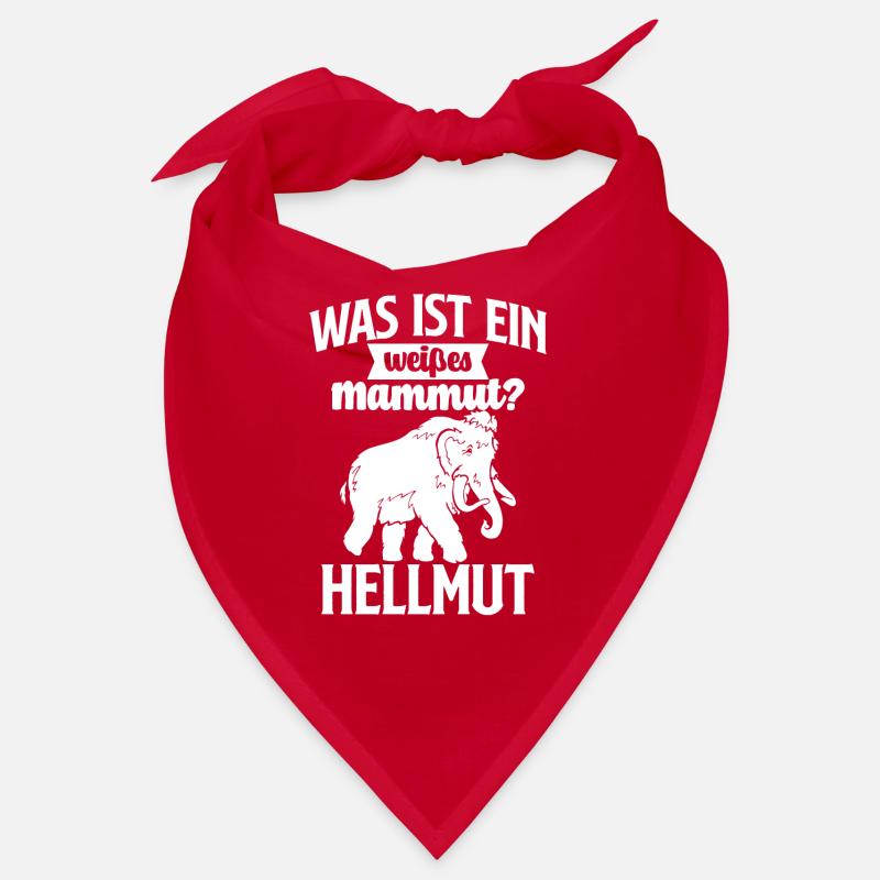 Was ist ein weißes Mammut - Hellmut! Geschenkidee Bandana