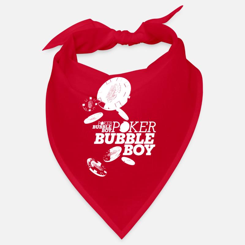 Poker - Bubble Boy (white) Bandana