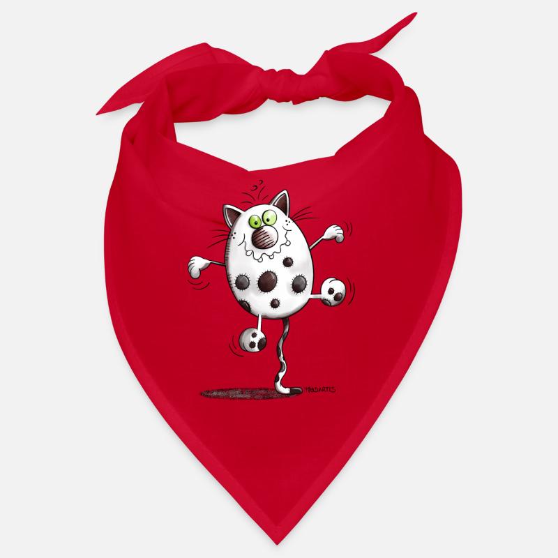 Mignon Chat - Bandana - rouge
