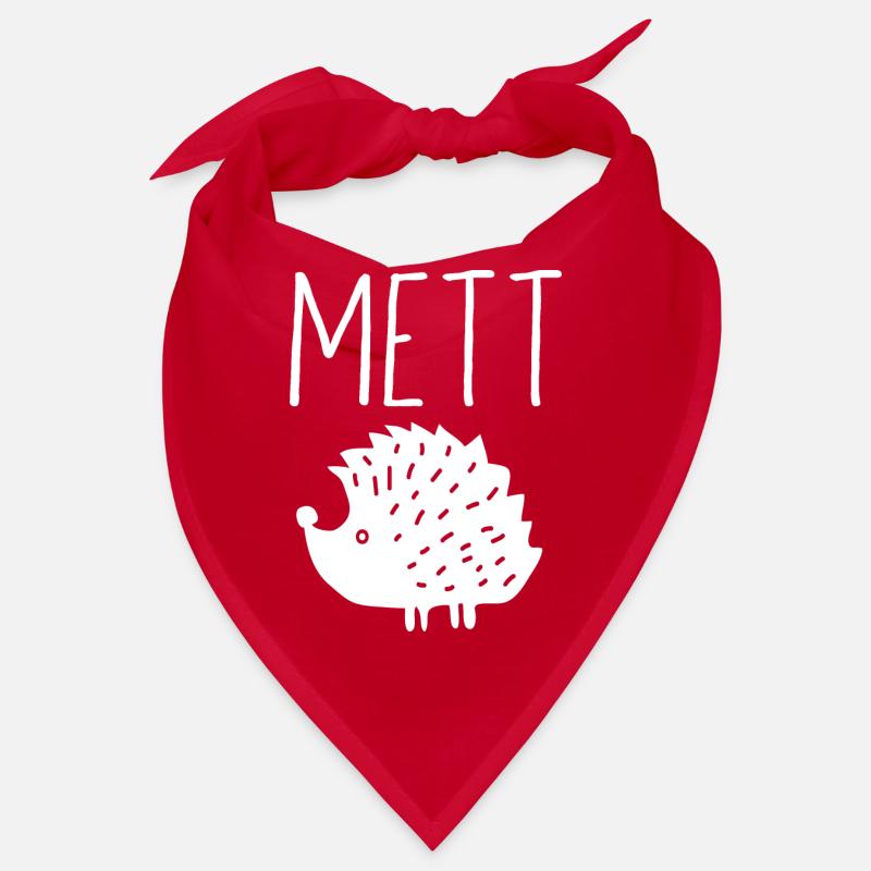 Mettigel Mett Igel Hackfleisch Fleischesser Hackk Bandana
